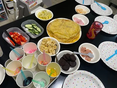 お友達とクレープパーティ！▶こどもの日のごちそう（⇒次へ）