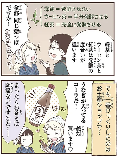 まったくお茶とは関係ないですけど…！