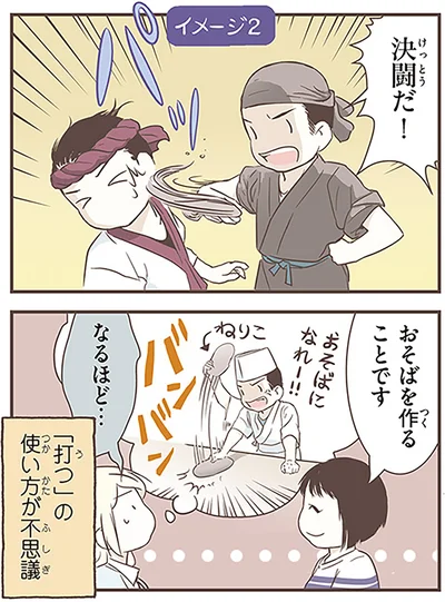 おそばを作ることです
