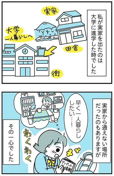 早く一人暮らししたい…！