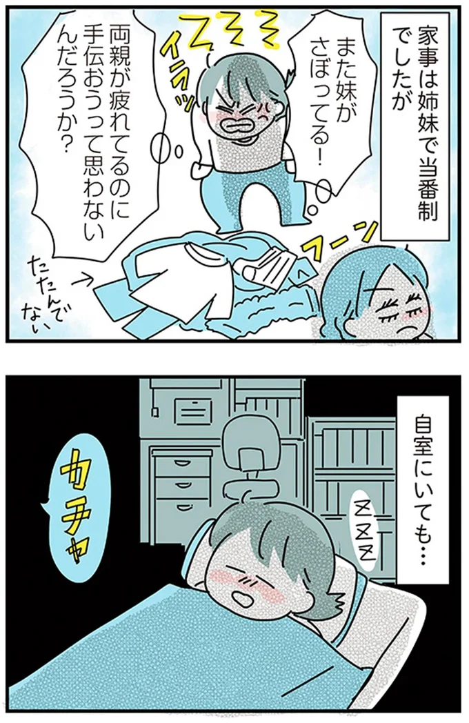 また妹がさぼってる!