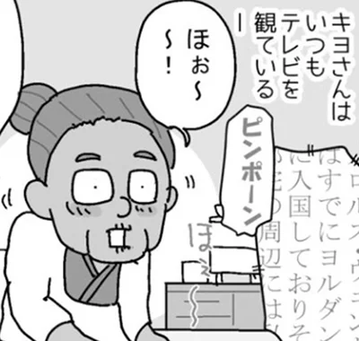いつもテレビを観ている