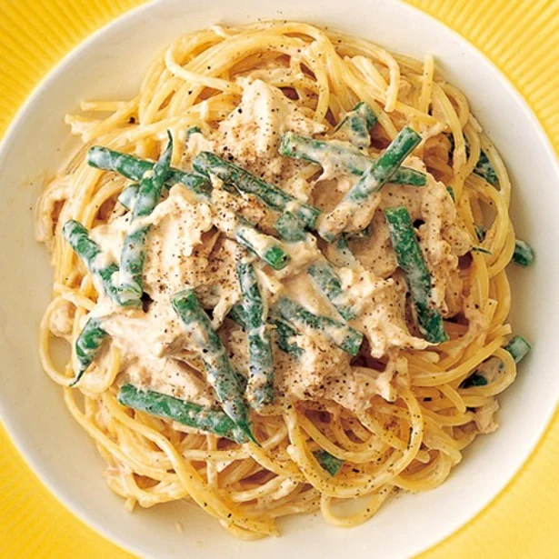 お昼ごはんにぴったり！ ツナマヨをパスタにアレンジ♪
