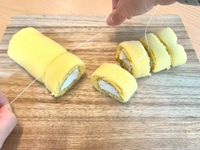 ロールケーキやフルーツ大福など、形を崩したくないスイーツにも便利