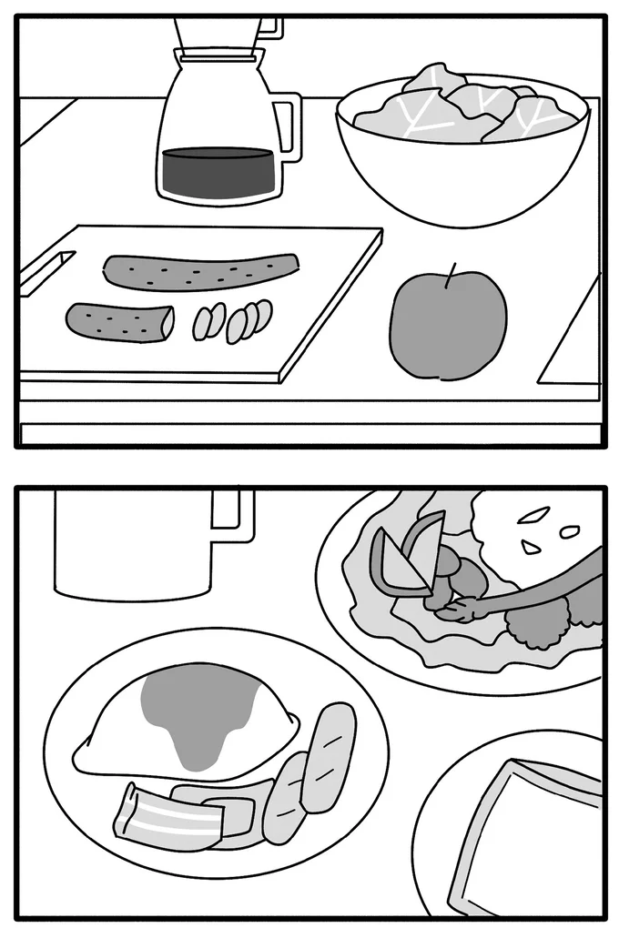 朝食
