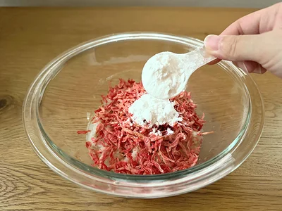片栗粉は少量でOK