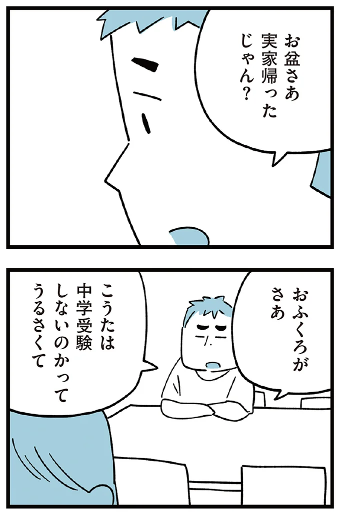 中学受験しないのかってうるさくて