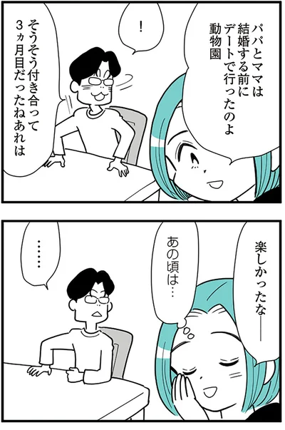 パパとママはデートで行ったのよ