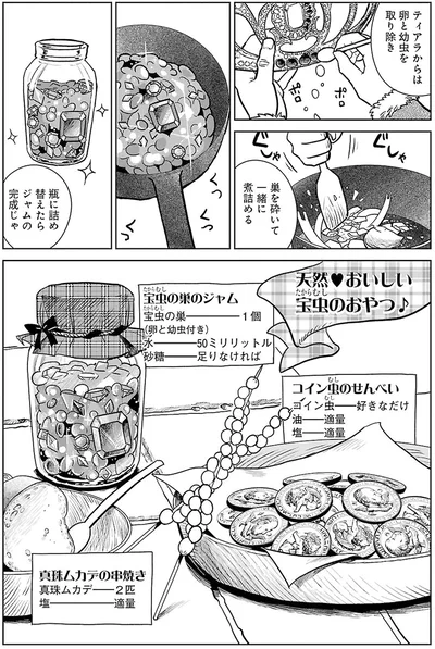 天然おいしい宝虫のおやつ