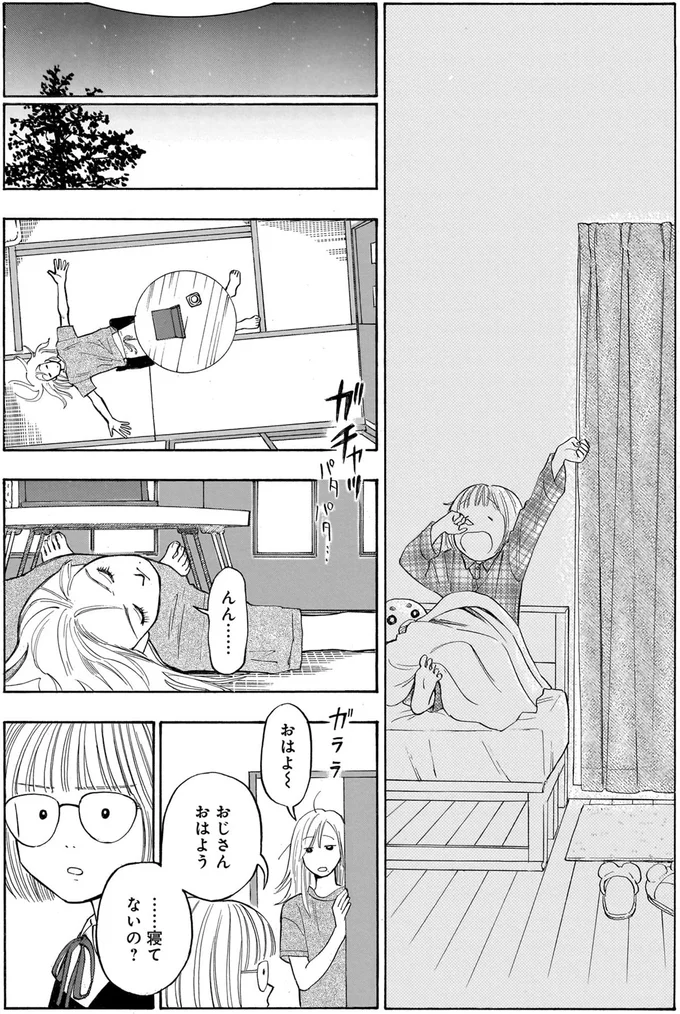 …寝てないの?