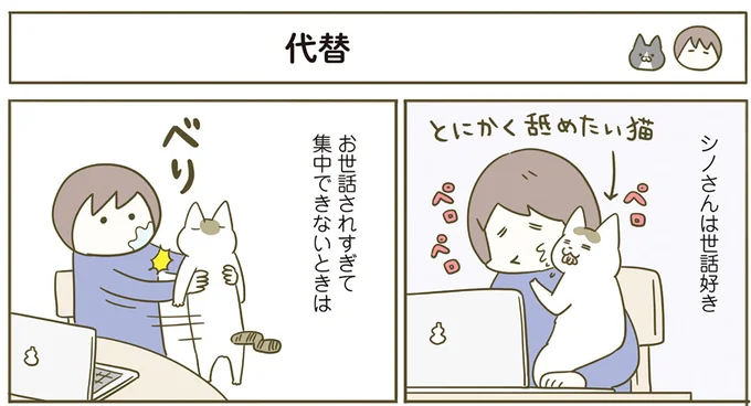 代替