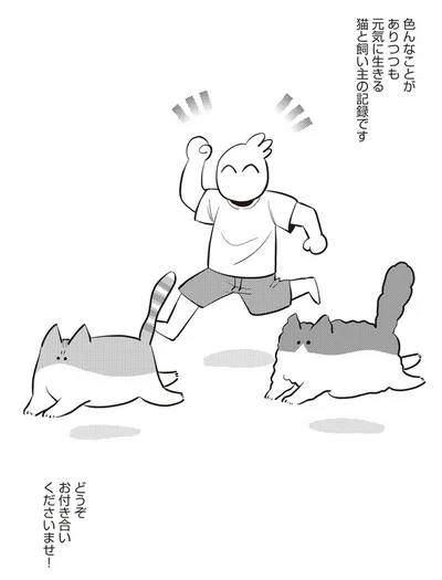  「レオとシロウのドタバタ猫日記」より