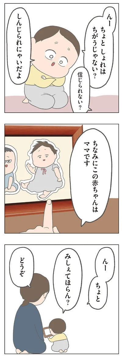 この赤ちゃんはママです