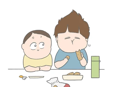 朝の支度もぜんぶ一緒！大好きなお兄ちゃんの真横をキープする次男