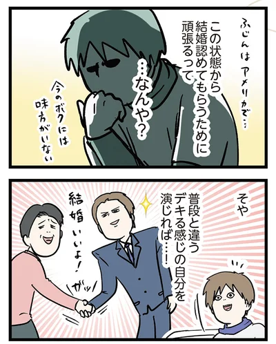 『付き合って0日で結婚を決めた2人の話』より