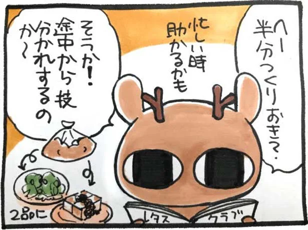 一人暮らしにも最適♪「半作り置き」で日々の料理が驚くほど簡単に