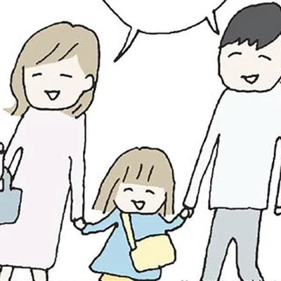 家族で登園する姿がまぶしい