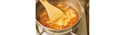 ふんわりとしたら大きく混ぜる