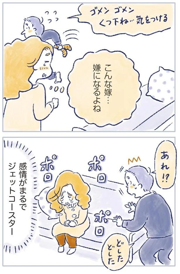 感情がまるでジェットコースター