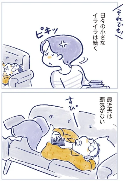 最近夫は覇気がない