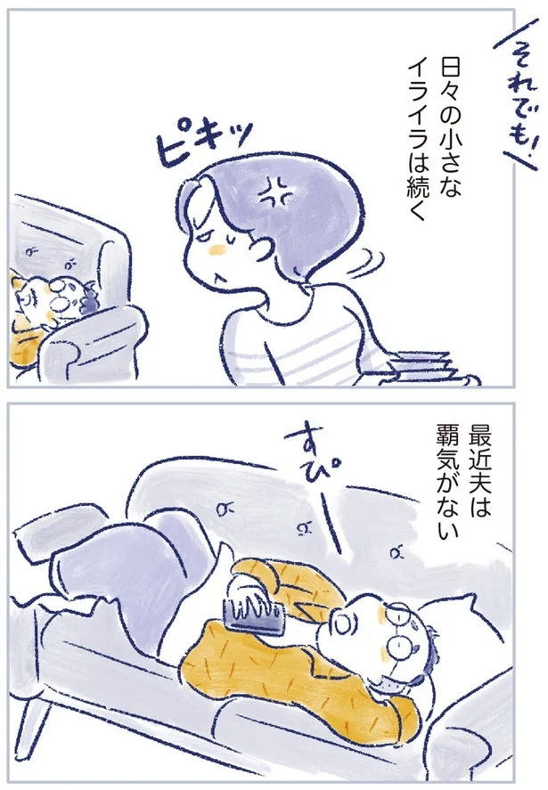 最近夫は覇気がない