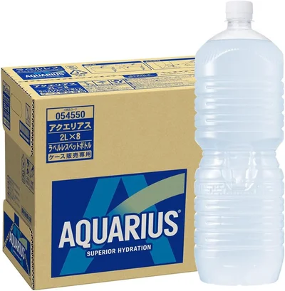 アクエリアス 2L PET ラベルレス ×8本