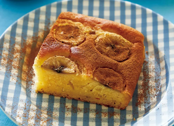 ヨーグルトバナナケーキ