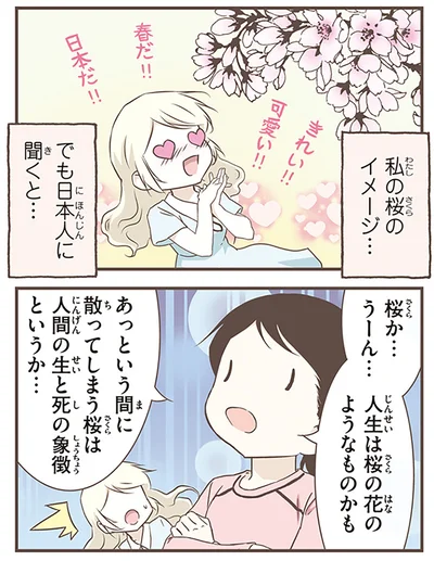 人生は桜の花のようなものかも