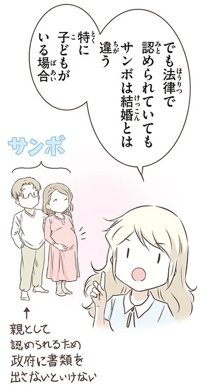 法律で認められていてもサンボは結婚とは違う