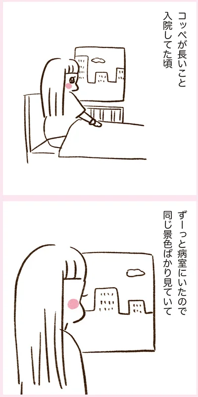 コッペが長いこと入院してた頃