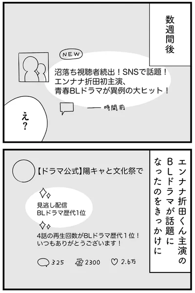 数週間後