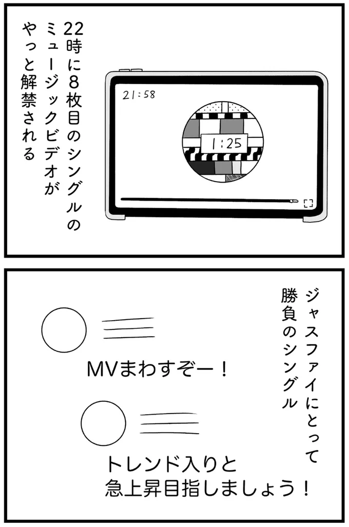ミュージックビデオがやっと解禁される