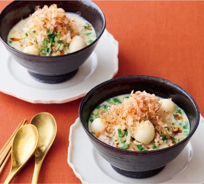 麻辣湯（マーラータン）風豆乳スープ