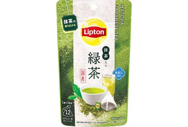 リプトン 抹茶入り緑茶 ティーバッグ 12袋