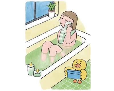 倍の時間つかるなら半身浴でもOK