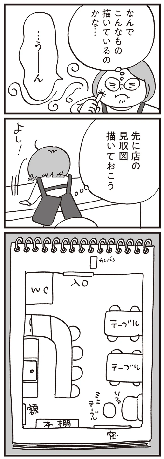 店の見取図