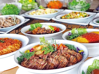 牧場産のお肉や野菜を食べられるレストラン