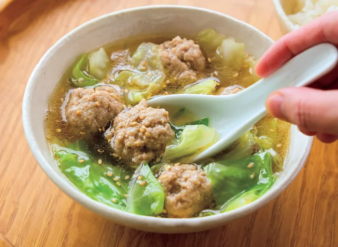 ごま香る、やさしい口当たりの中華スープ