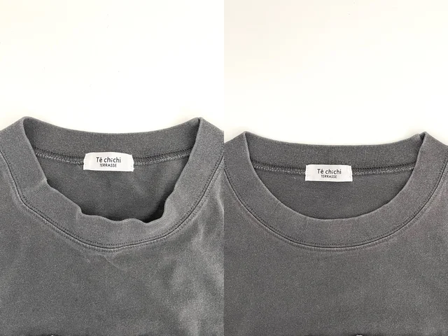 【襟元ヨレヨレTシャツ】→【ビシッ】無料で簡単に復活させるお手入れ術2選