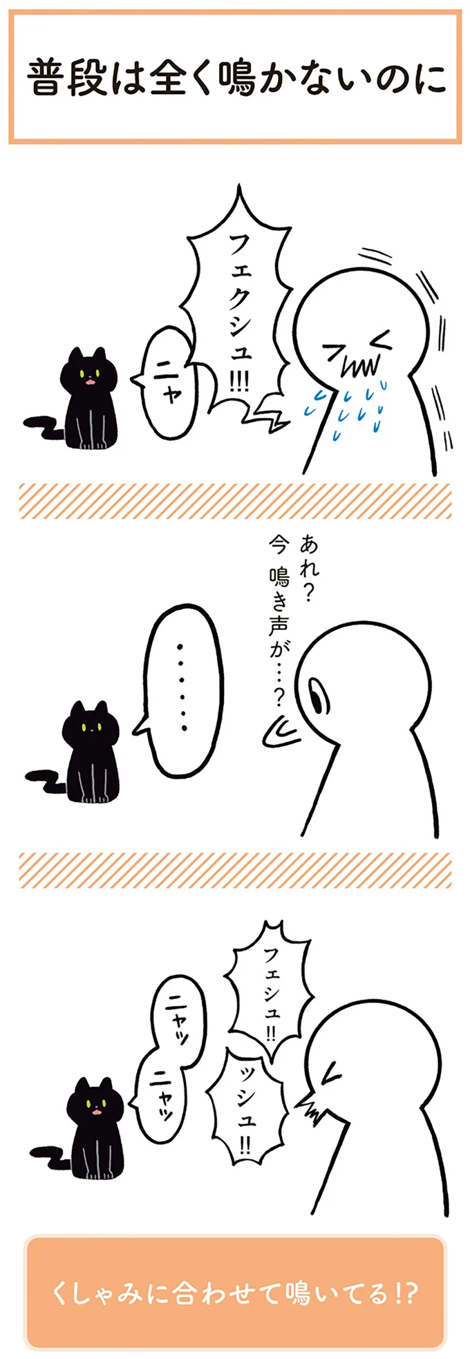 あれ? 今鳴き声が…?