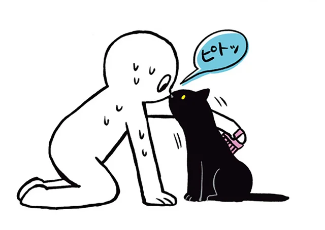 ブラッシング中にまさかの鼻チュー！黒猫ろんの甘え方がかわいすぎる