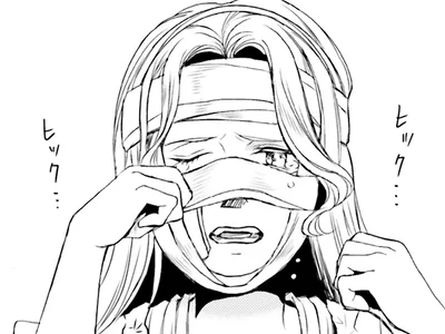 姫の顔に深い傷が…