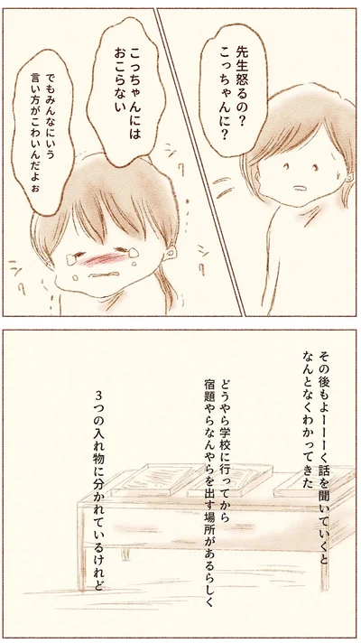 こっちゃんにはおこらない