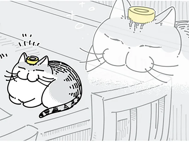 どのくらい乗っけていられる？ ネコの頭にマステをのせた結果がかわいい