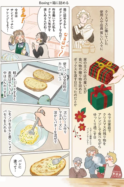 使うパンは全粒粉のカンパーニュ