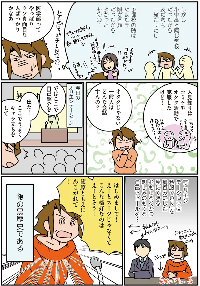ここでうまくキャラ立ちをして