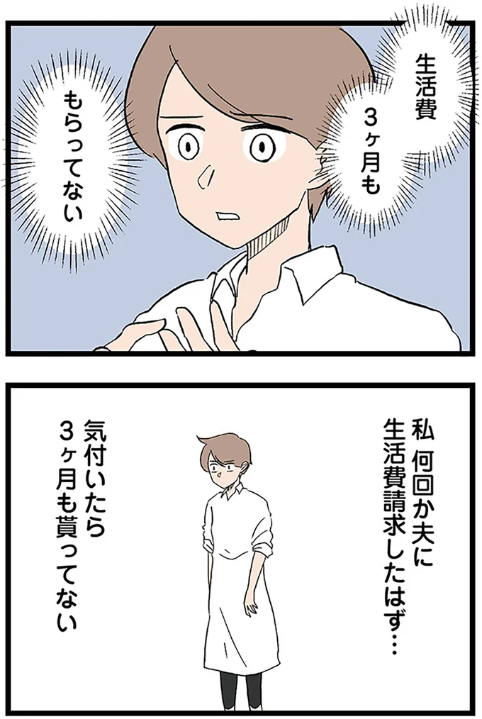 私何回か夫に生活費請求したはず…