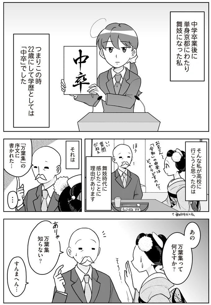 学歴としては「中卒」でした