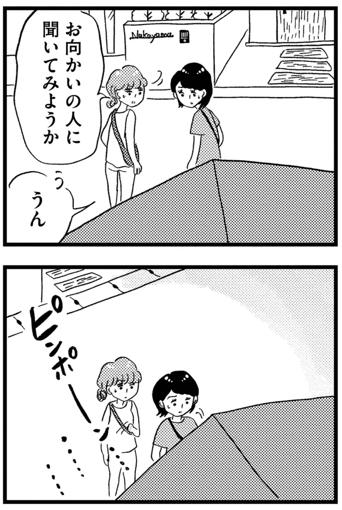 お向かいの人に聞いてみようか