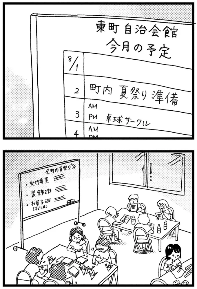 夏祭りの準備